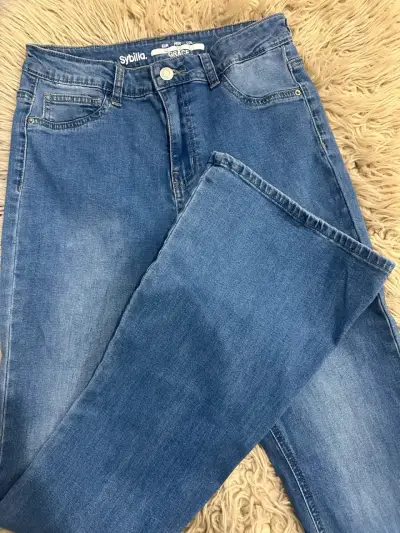 Jeans azul clásico para mujer Sybilla - miniatura 4