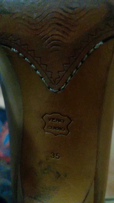 Zapatos de tacón beige gacel t35 - miniatura 2