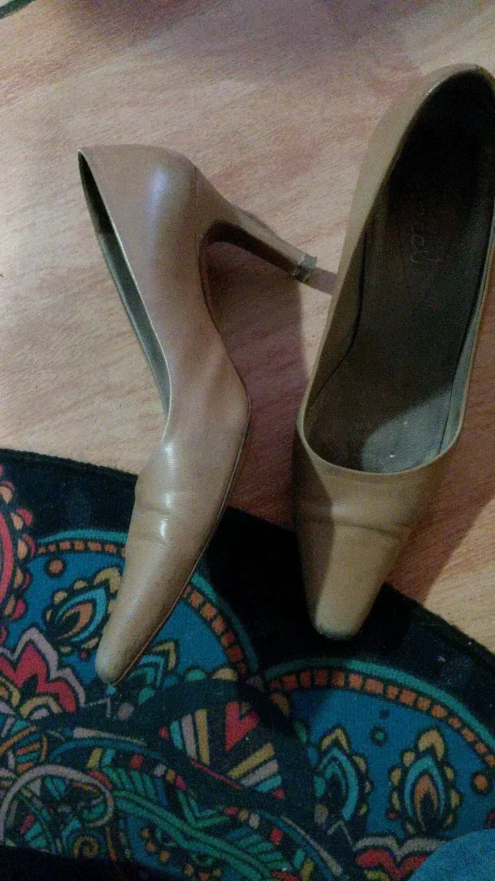 Zapatos de tacón beige gacel t35 - 3