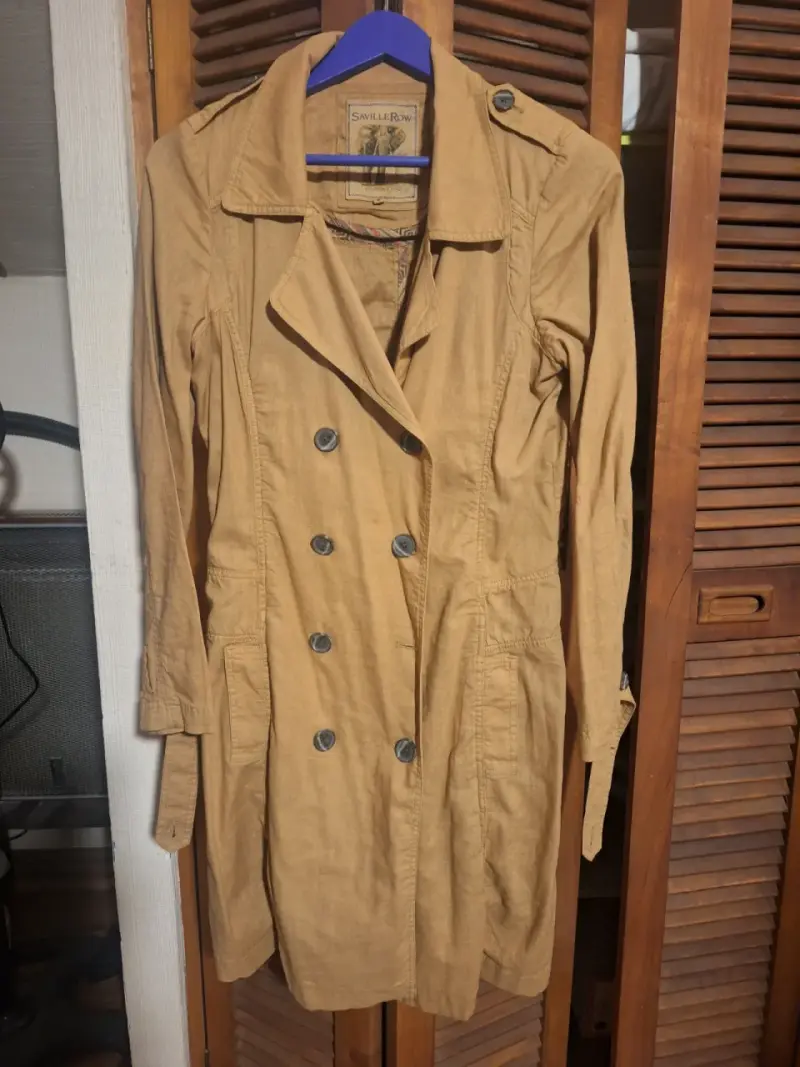 Abrigo trench caqui Saville Row para mujer - 1