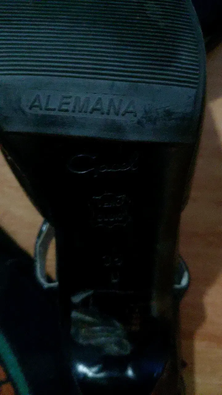 Zapatos de tacón negro con hebillas Gace t35l - 4