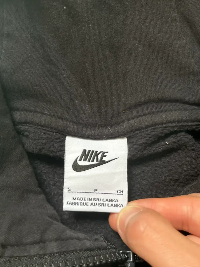 Polerón con capucha Nike negro unisex - 3