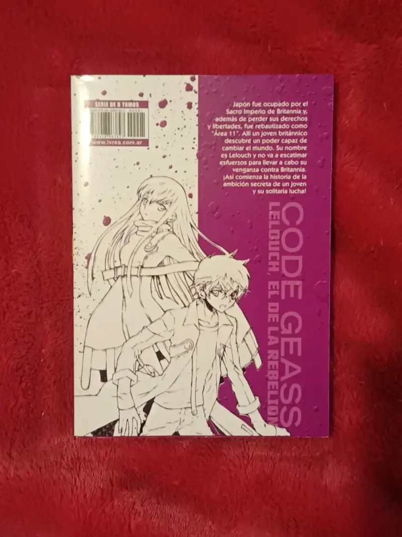 Manga Code Geass Volumen 1 - 2