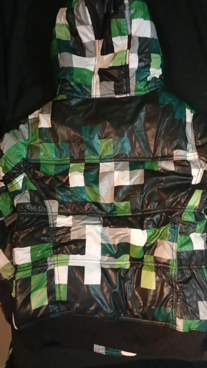 Chaqueta acolchada de cuadros para hombre - 3