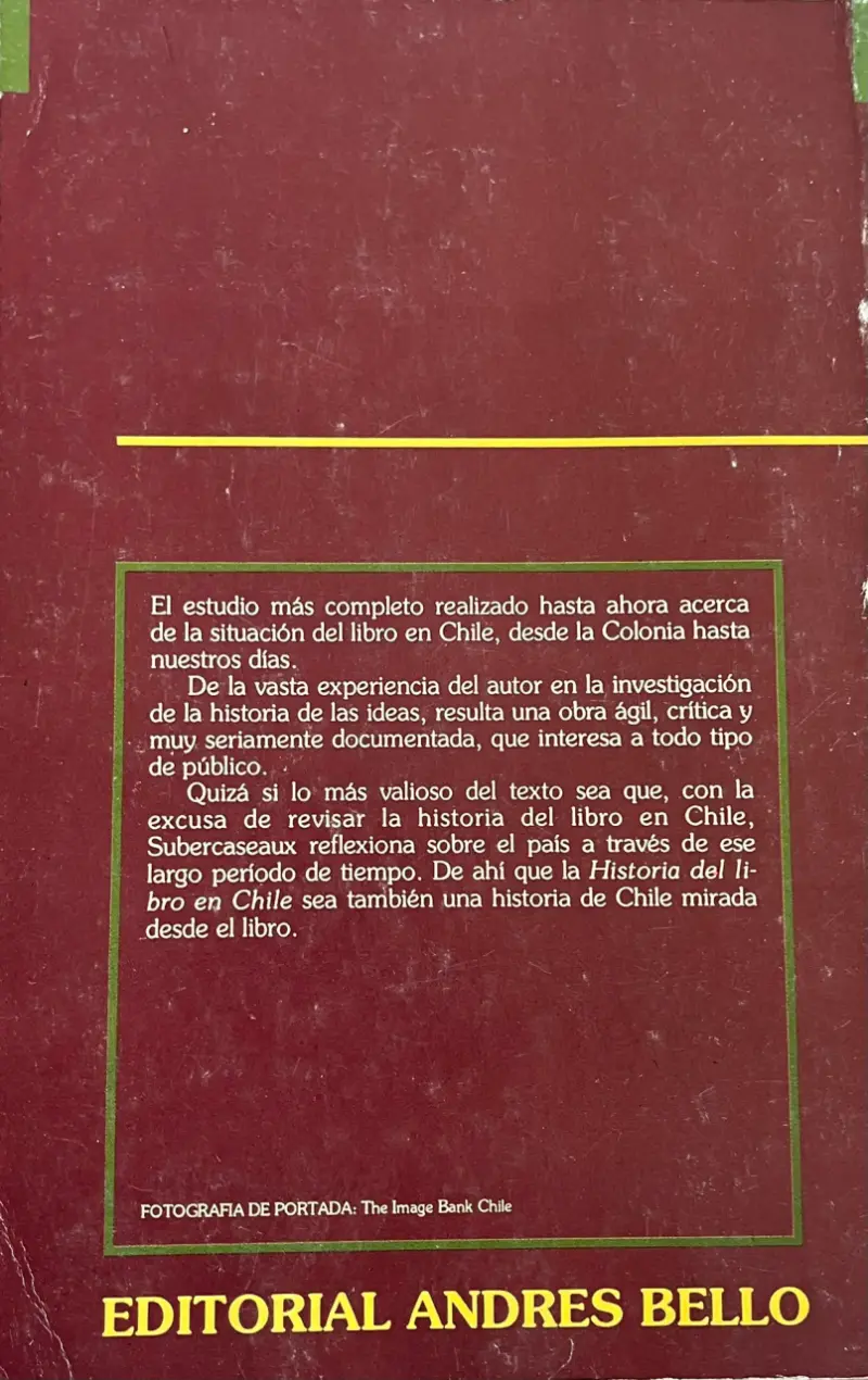 Historia del Libro en Chile de Bernardo Subercaseaux - 2