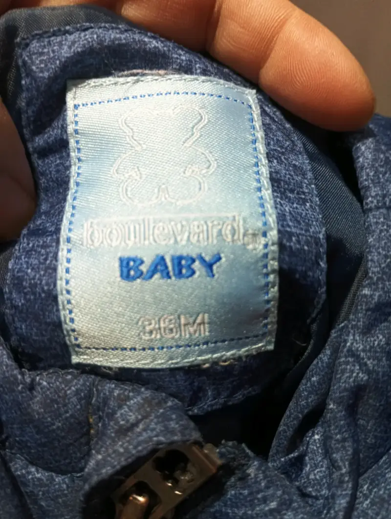Chaqueta de bebé Boulevard azul 36M - 1