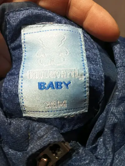 Chaqueta de bebé Boulevard azul 36M - miniatura 1
