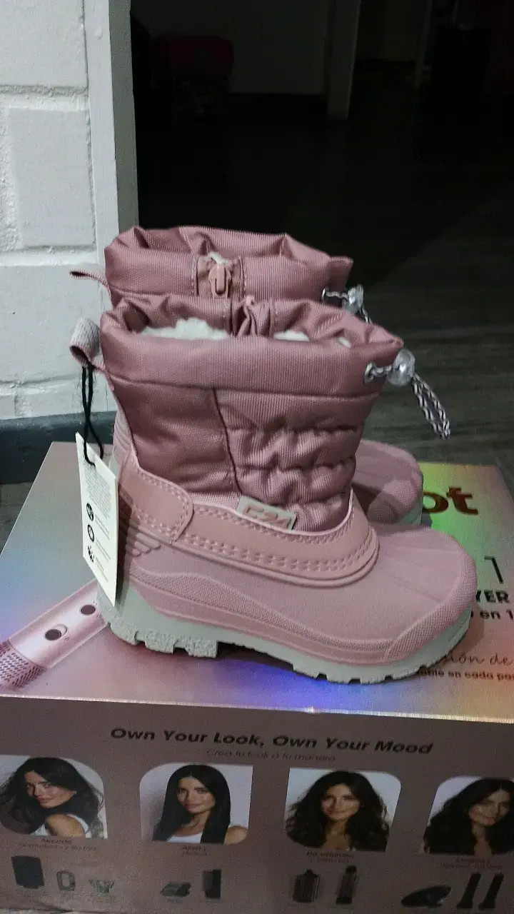 Botas de invierno para niña color rosa - 1