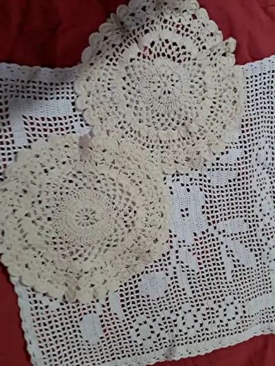 ³Hermosos tapetes de crochet artesanal - miniatura 1