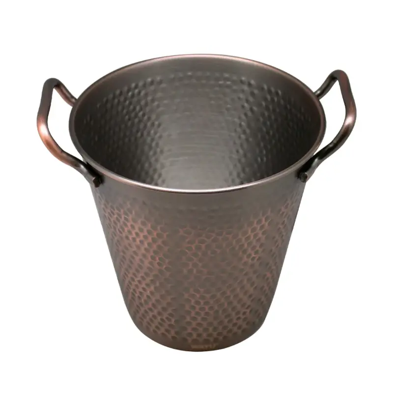 Balde de Cobre Martillado Wayu para Enfriar Bebidas - 2