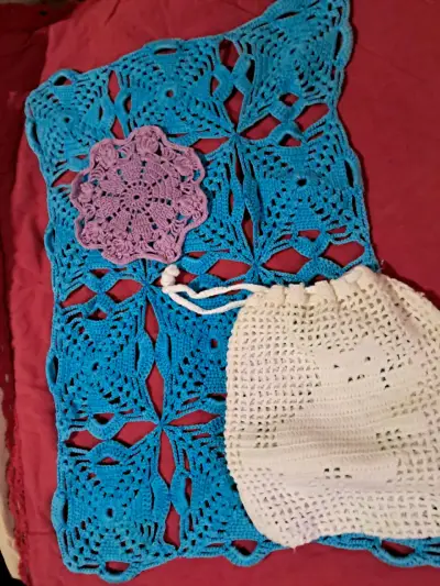 y tapetes tejidos a crochet - miniatura 3