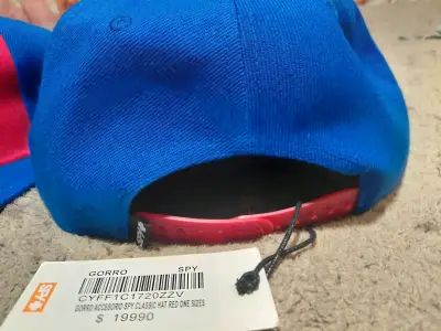 Gorra Snapback Roja y Azul SPY+ - miniatura 2