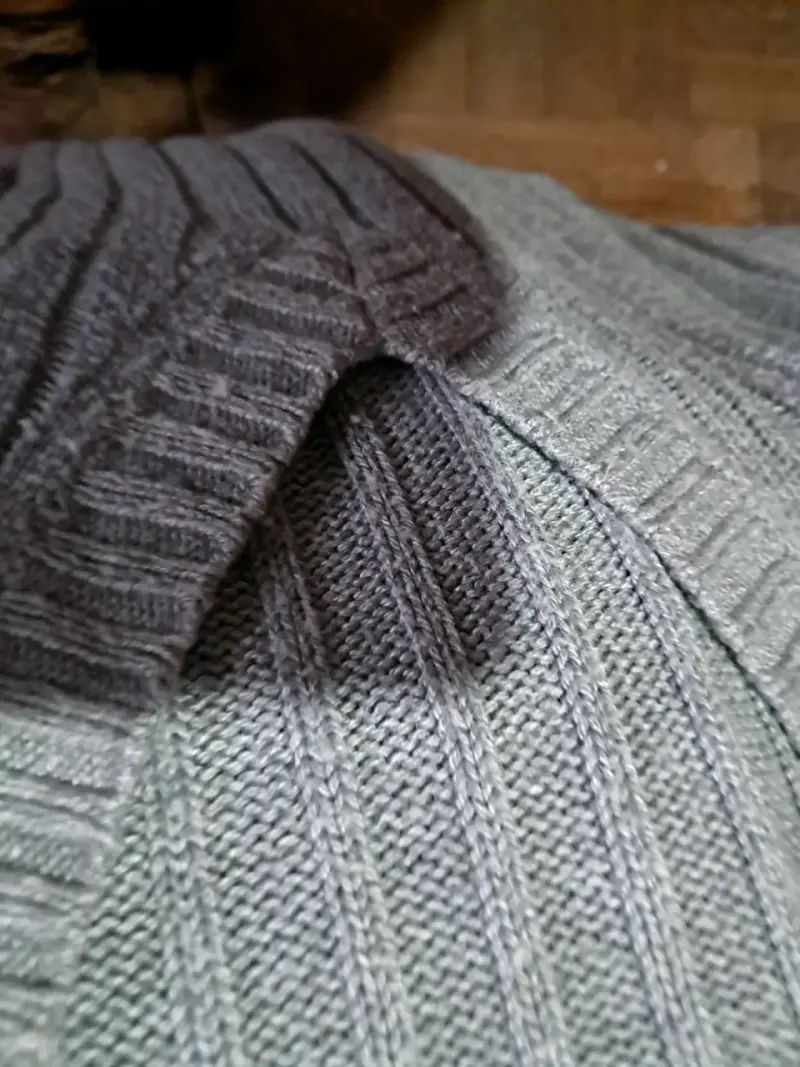 Suéter de lana gris para invierno - 3