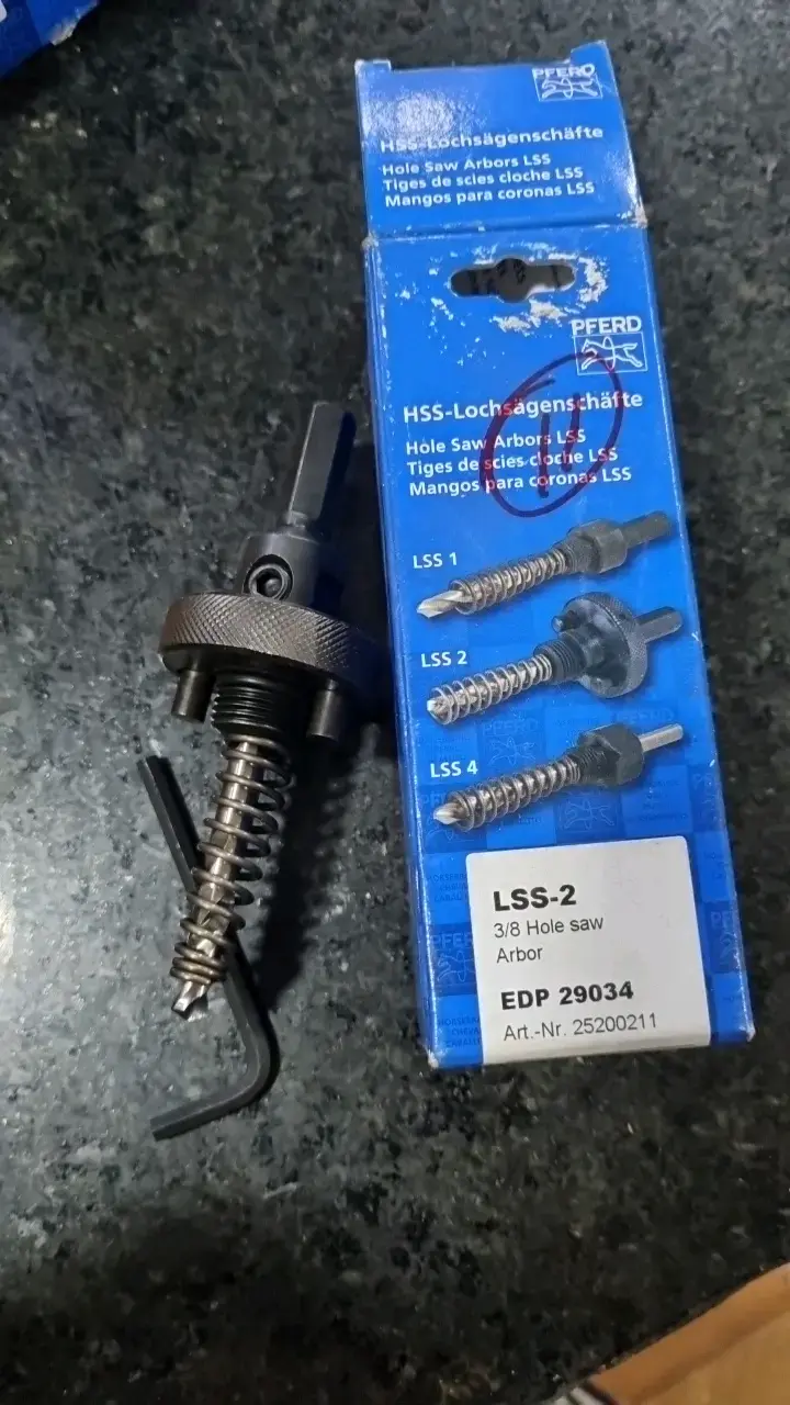 Mandril para sierra de corona LSS-2 3/8"
