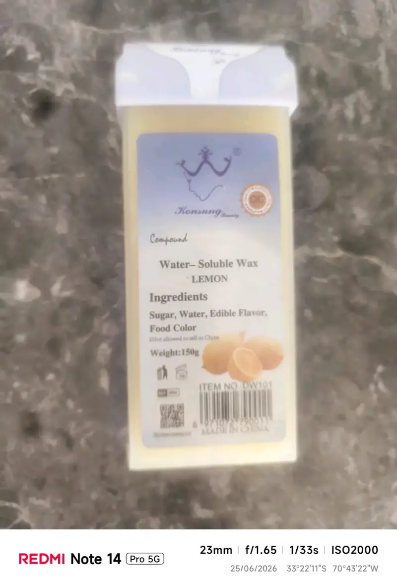Cera Soluble en Agua Limón Konsung Beauty