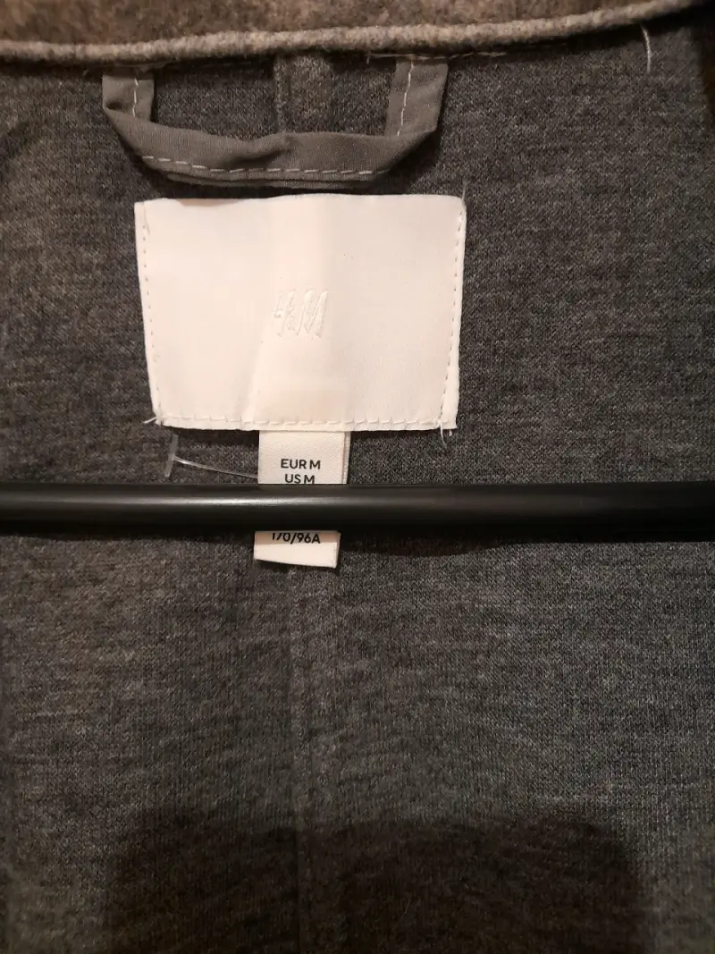 Abrigo gris para mujer M - 2