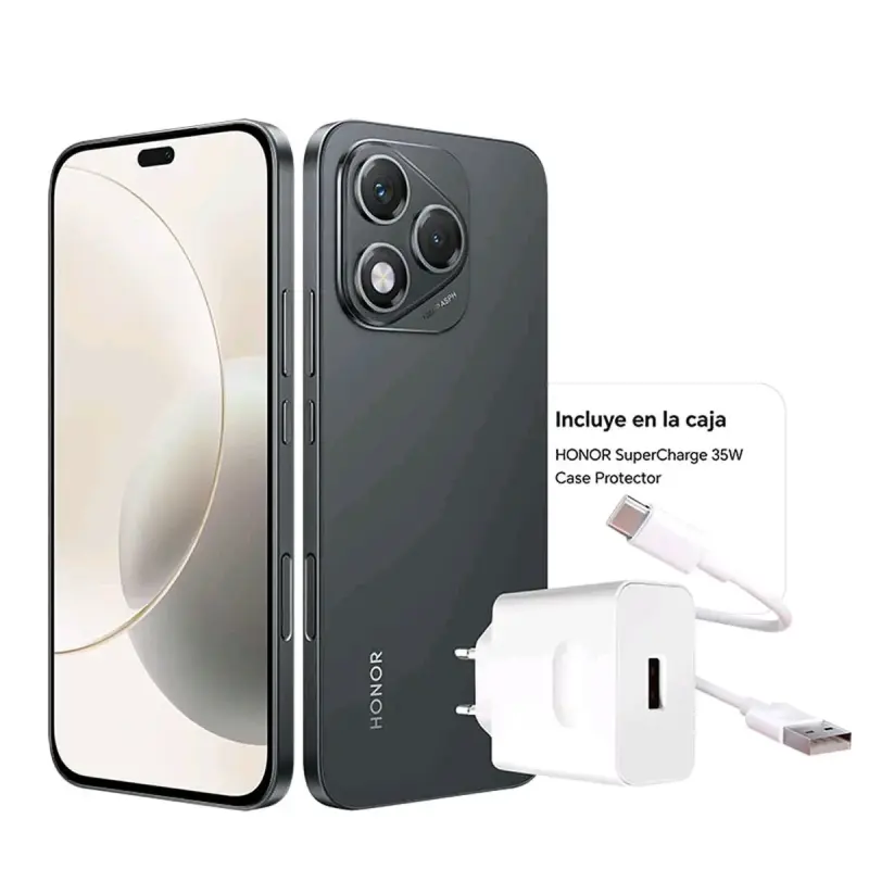 Smartphone Honor con triple cámara y cargador SuperCharge - 1