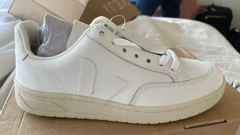 Zapatillas blancas Veja de cuero 36 - 2