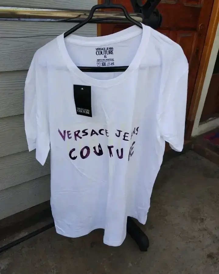 Polera Versace Jeans Couture Blanca Talla XL