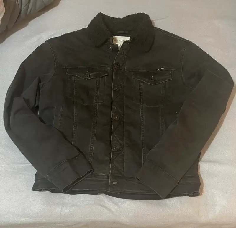 Chaqueta de mezclilla negra Hombre Barbados - 1