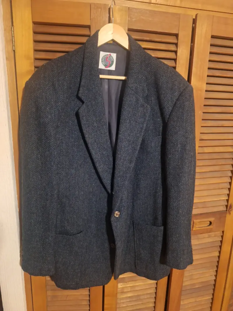 Blazer azul para hombre - 1