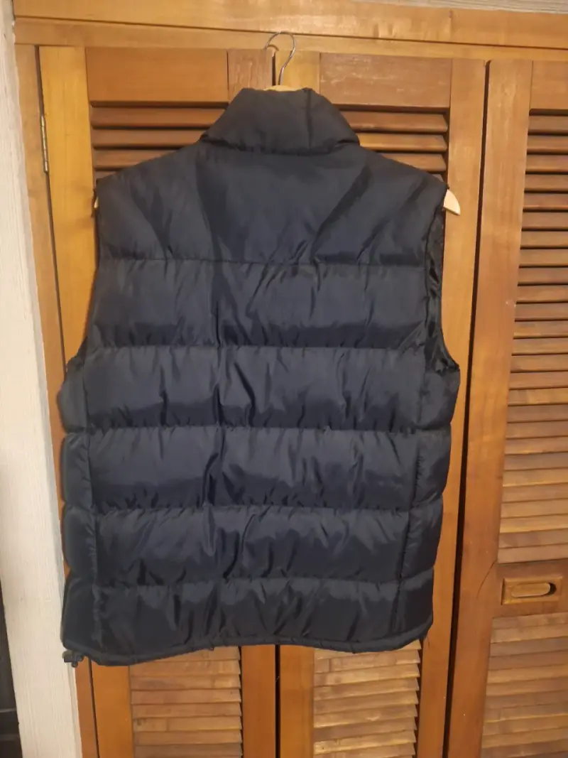 Parka sin mangas básica negra para mujer - 2
