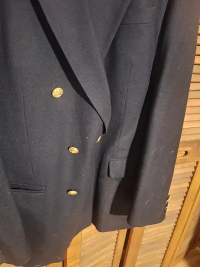 Blazer azul marino con botones dorados Franco Pavoni - miniatura 2