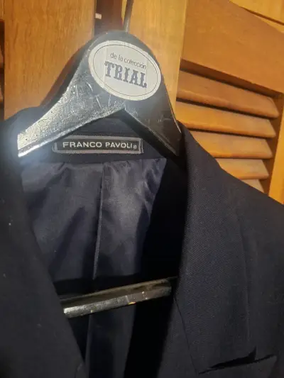 Blazer azul marino con botones dorados Franco Pavoni - miniatura 4