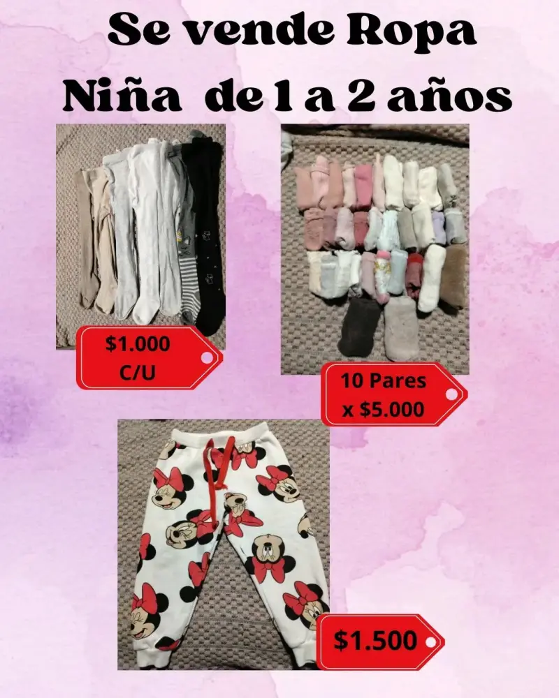 Ropa para niña de 1 a 2 años en buen estado - 2