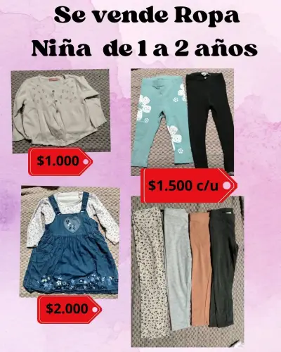 Ropa para niña de 1 a 2 años en buen estado - miniatura 3