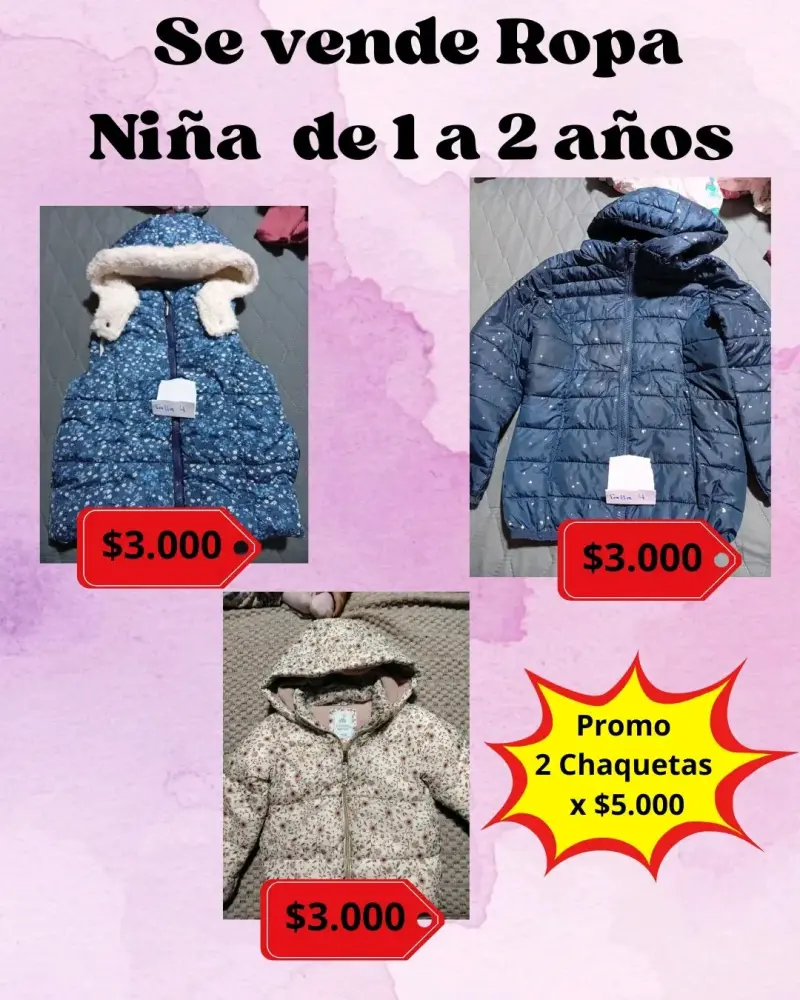Ropa para niña de 1 a 2 años en buen estado - 6
