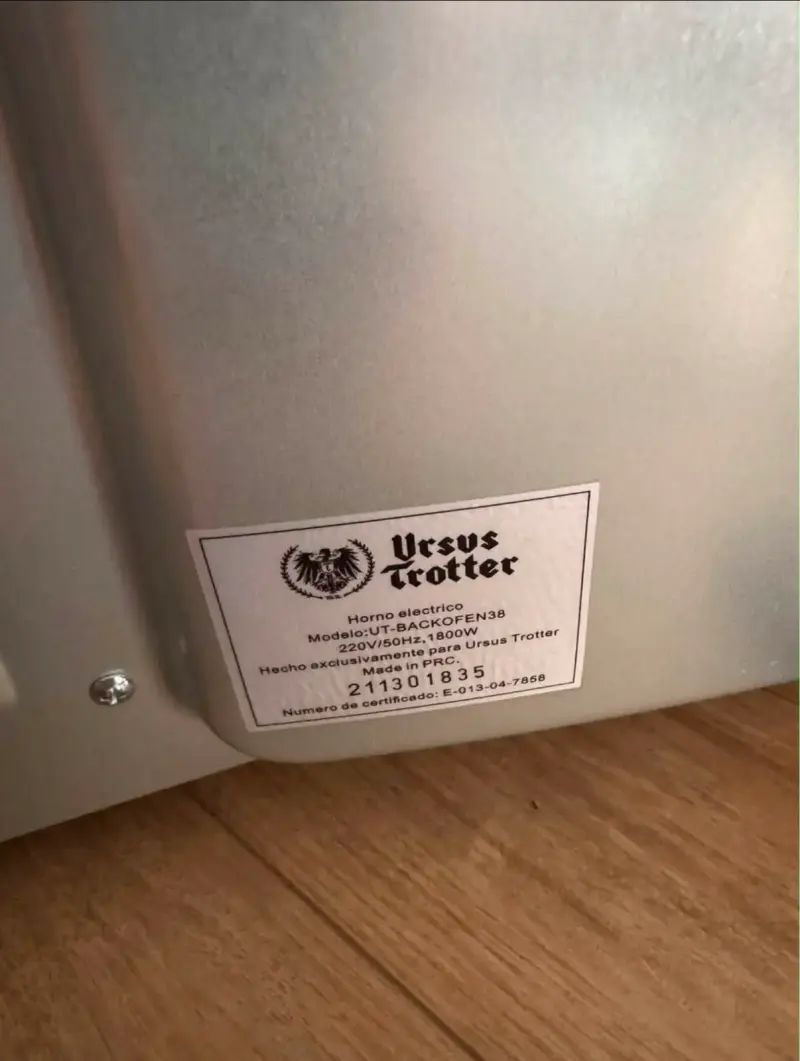 Horno eléctrico Ursus Trotter - 3