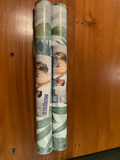 2 Papel mural Muresco diseño hojas verdes - miniatura 1