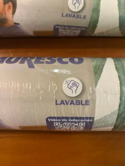 2 Papel mural Muresco diseño hojas verdes - miniatura 3