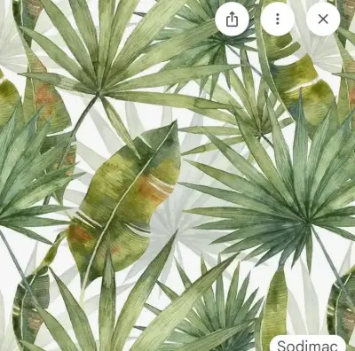 2 Papel mural Muresco diseño hojas verdes - miniatura 5
