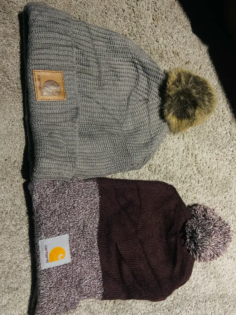 Gorros de lana Carhartt con pompón - 1