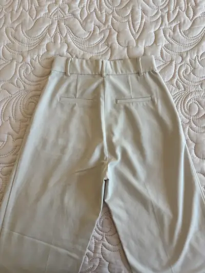 Pantalones beige de vestir H&M  mujer - miniatura 3