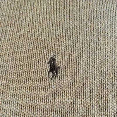 Suéter Polo Ralph Lauren beige de algodón - miniatura 4