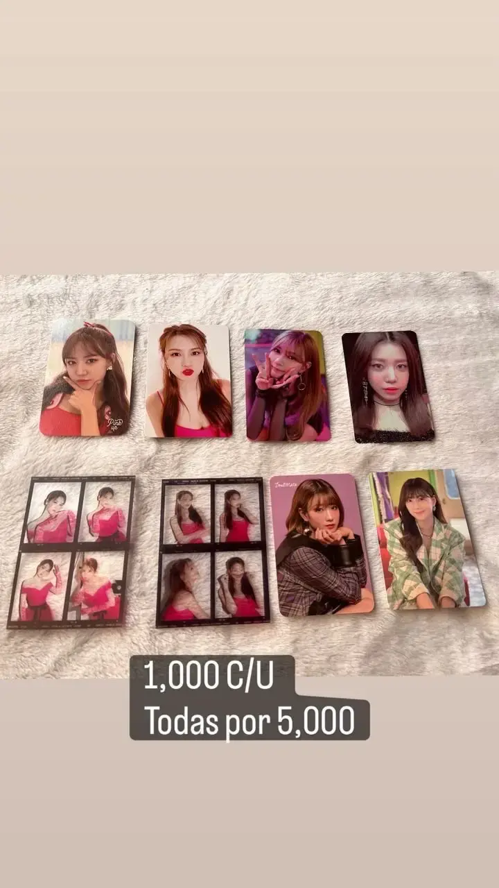 Set de Photocards de K-Pop