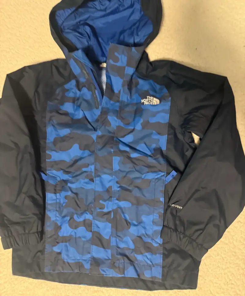 Chaqueta impermeable The North Face camuflaje azul - 1