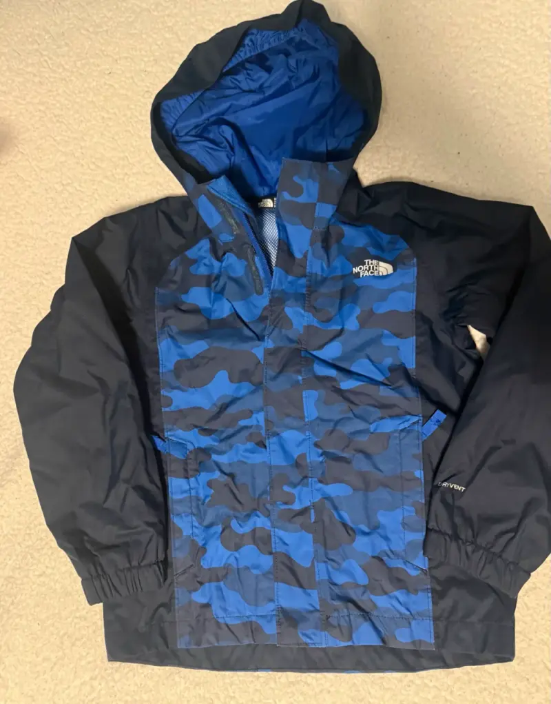 Chaqueta impermeable The North Face camuflaje azul - 2