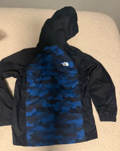 Chaqueta impermeable The North Face camuflaje azul - miniatura 3