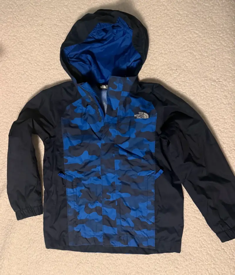 Chaqueta impermeable The North Face camuflaje azul - 4