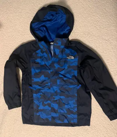 Chaqueta impermeable The North Face camuflaje azul - miniatura 4