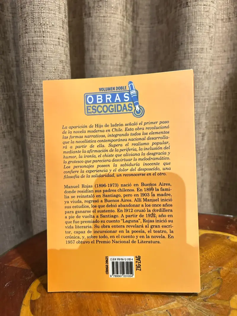 Libro 'Hijo de ladrón' de Manuel Rojas - 2