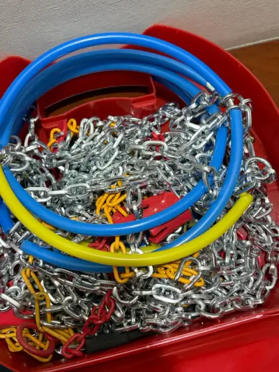 Cadenas para nieve KN-120 con diseño diamante - miniatura 2