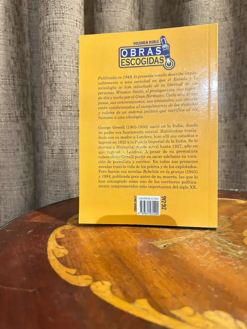Libro 1984 de George Orwell edición Zig-Zag - 2