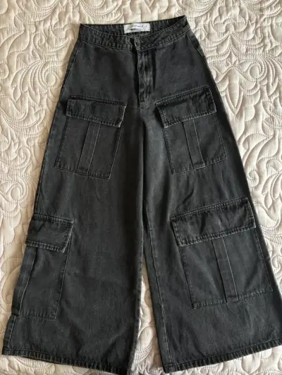 Pantalones wide leg cargo Saint Male - miniatura 1
