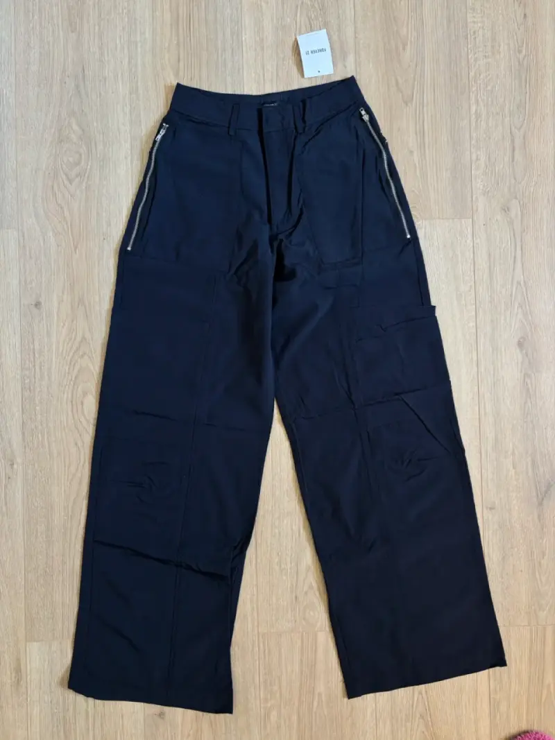 Pantalones cargo negros Forever 21 - 1