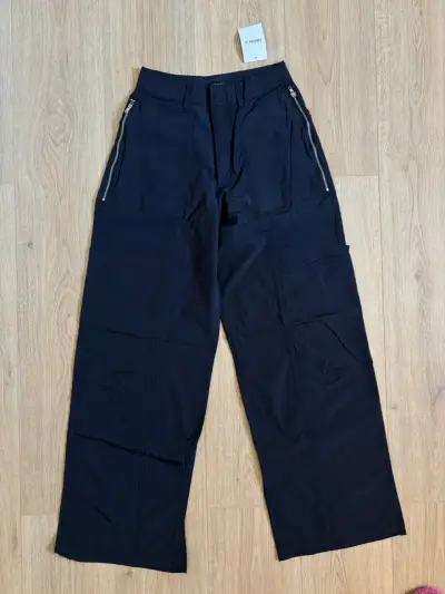 Pantalones cargo negros Forever 21 - miniatura 1